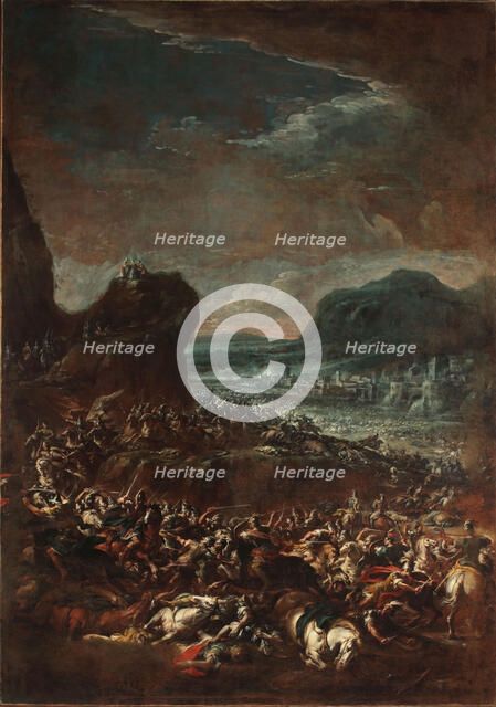 Jewish people led by Moses and Aaron, 1721-1727. Creator: Spolverini (Mercanti), Ilario Giacinto (1657-1734).