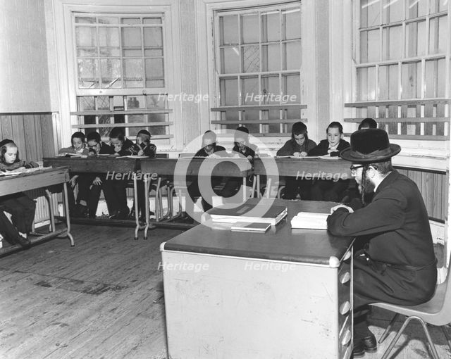 Jewish primary school children, c1985. Creator: Sidney Harris.