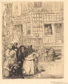Jewish Quarters in Amsterdam. Creator: Auguste Lepere