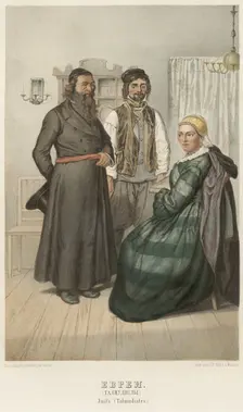 Jews. (Talmudists), 1862. Creator: Karl Fiale