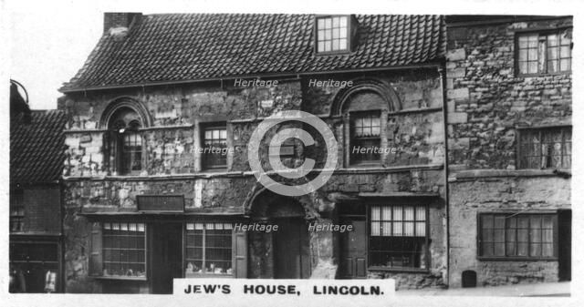 'Jew's House', Lincoln, c1920s. Artist: Unknown