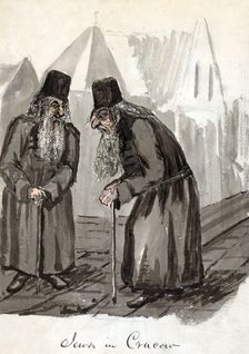 Jews in Cracow, c. 1862