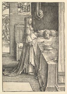 Jezebel Promising Naboth's Vineyards to King Ahab, ca. 1517. Creator: Lucas van Leyden
