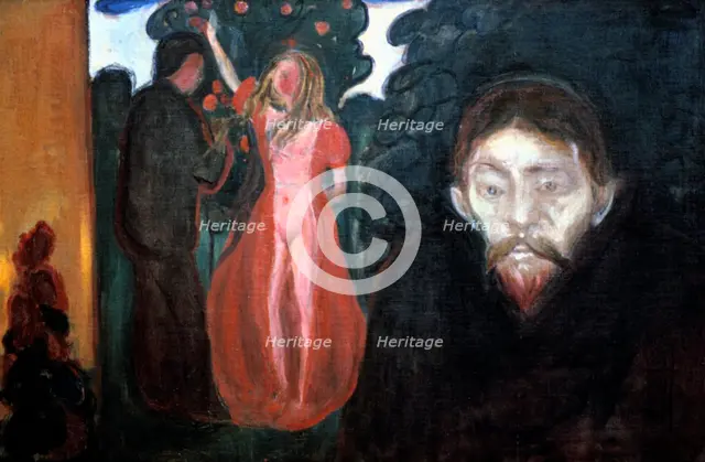'Jealousy', 1895. Artist: Edvard Munch