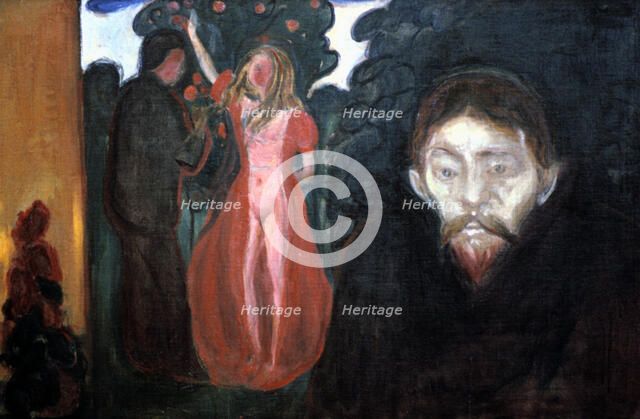 'Jealousy', 1895. Artist: Edvard Munch