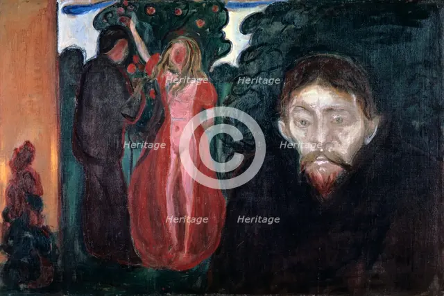 'Jealousy',1895. Artist: Edvard Munch