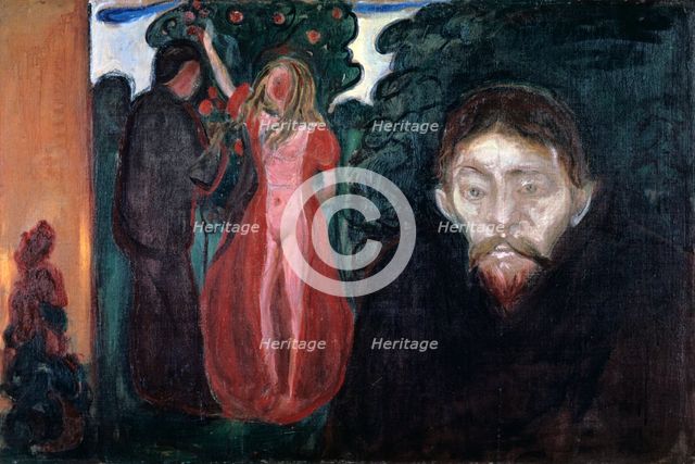 'Jealousy',1895. Artist: Edvard Munch