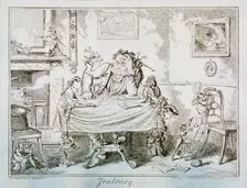 Jealousy 1835. Artist: George Cruikshank
