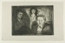 Jealousy, 1914. Creator: Edvard Munch
