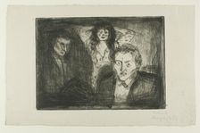 Jealousy, 1914. Creator: Edvard Munch