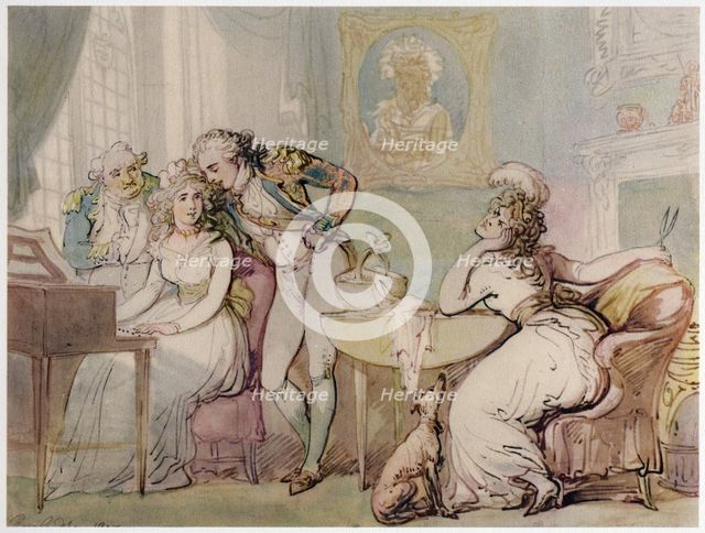 Jealousy, the Rival, 1803. Creator: Thomas Rowlandson.
