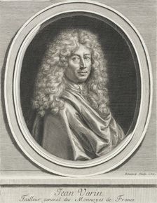 Jean Varin, c1697. Creator: Gerard Edelinck