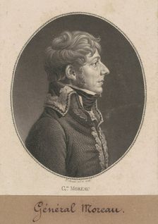Jean-Victor Moreau, 1808. Creator: Charles Balthazar Julien Févret de Saint-Mémin