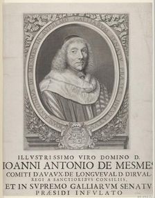 Jean-Antoine de Mesmes, 1658. Creator: Robert Nanteuil