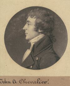 Jean Auguste Marie de Chevallié, 1808. Creator: Charles Balthazar Julien Févret de Saint-Mémin