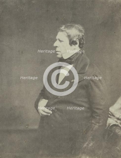 Jean Auguste Dominique Ingres, 1852. Creator: Victor Laisné (French, 1825-1897).