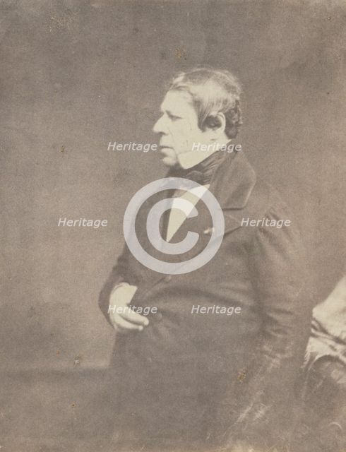 Jean Auguste Dominique Ingres, 1852. Creator: Victor Laisné (French, 1825-1897).