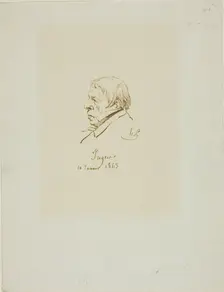 Jean Auguste Dominique Ingres, 1863. Creator: Henri Lehmann
