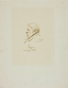 Jean Auguste Dominique Ingres, 1863. Creator: Henri Lehmann