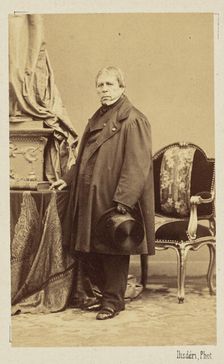 Jean-Auguste-Dominique Ingres, ca 1860. Creator: Disdéri, André Adolphe-Eugène (1819-1889)