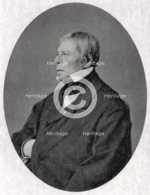 Jean Auguste Dominique Ingres, French Neoclassical artist, 1841. Artist: Unknown