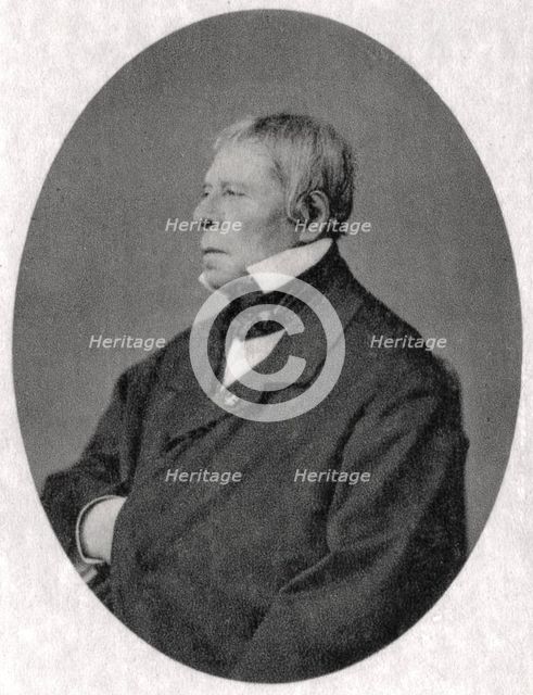 Jean Auguste Dominique Ingres, French Neoclassical artist, 1841. Artist: Unknown
