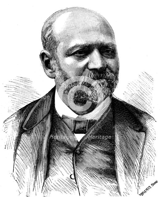 Jean Augustin Barral (1819-1884), French agricultural chemist, 1884. Artist: Unknown