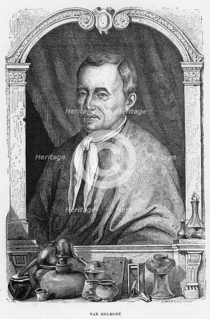 Jean Baptiste von Helmont, Belgian physician and chemist, 1870. Artist: Unknown