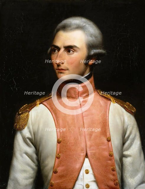 Jean-Baptiste Bernadotte (1763-1844), future king Charles XIV John of Sweden. Artist: Amiel, Louis-Félix (1802-1864)