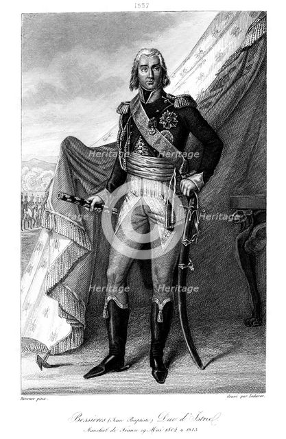 Jean Baptiste Bessières (1768-1813), Duke of Istria, 1839.Artist: Ladoerer