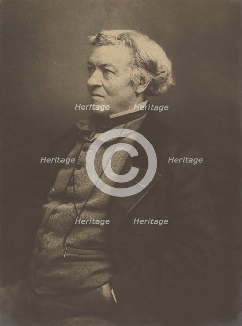 Jean-Baptiste Camille Corot, negative 1855-1859; print about 1900. Creator: Nadar.