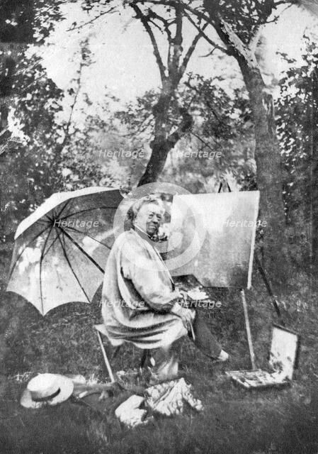 Jean Baptiste Camille Corot, French artist, c1845-1875. Artist: Unknown
