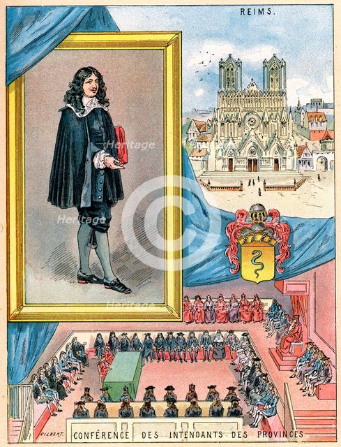 Jean-Baptiste Colbert, French minister of finance, 1898. Artist: Gilbert