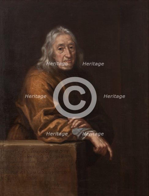 Jean Baptiste d'Aubonne Tavernier, 1605-1689, baron, explorer, 1688. Creator: David Klocker Ehrenstrahl.