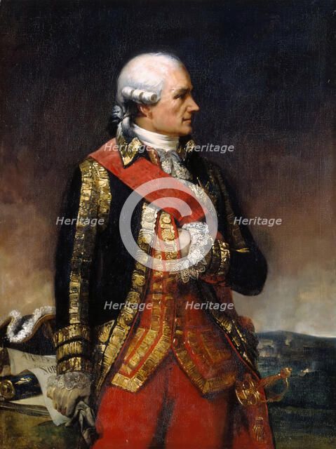 Jean-Baptiste-Donatien de Vimeur, comte de Rochambeau. Artist: Larivière, Charles-Philippe (1798-1876)