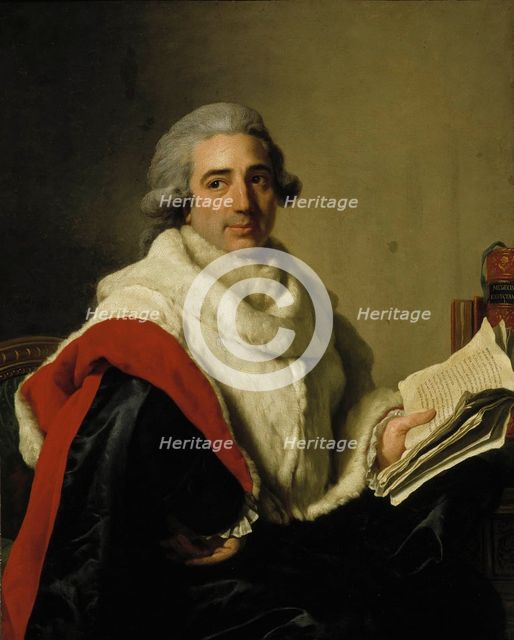 Jean Baptiste Eugene Du Mangin, 1789. Creator: Alexander Roslin.