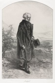 Jean Baptiste Isabey, 1854-1856. Creator: Paul Gavarni (French, 1804-1866)