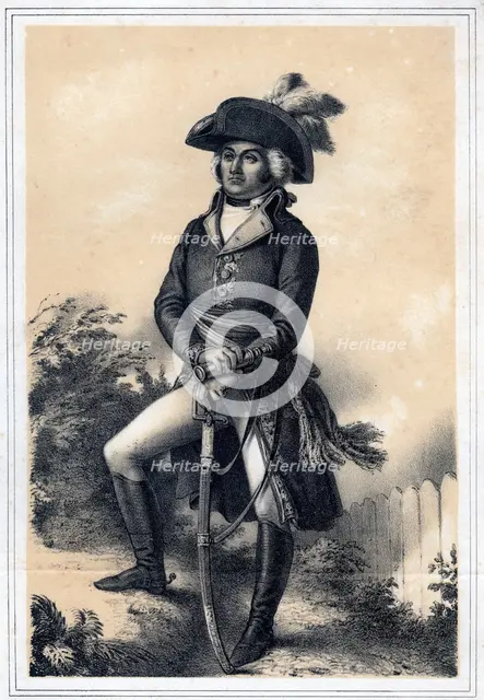 Jean-Baptiste Jourdan, marshal of France, 19th century.Artist: Jules Alfred Vincent Rigo