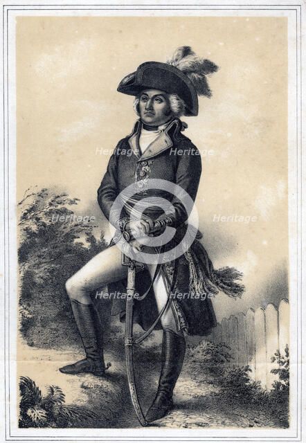 Jean-Baptiste Jourdan, marshal of France, 19th century.Artist: Jules Alfred Vincent Rigo