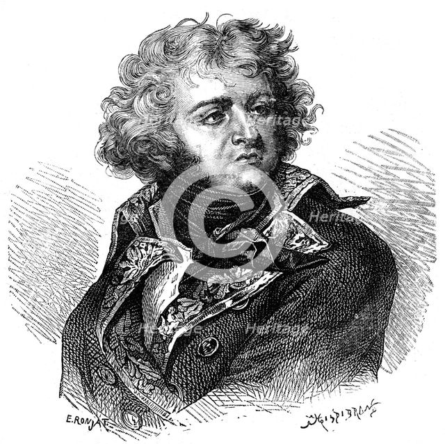 Jean Baptiste Kléber, French general, 1898. Artist: Gustave Demoulin