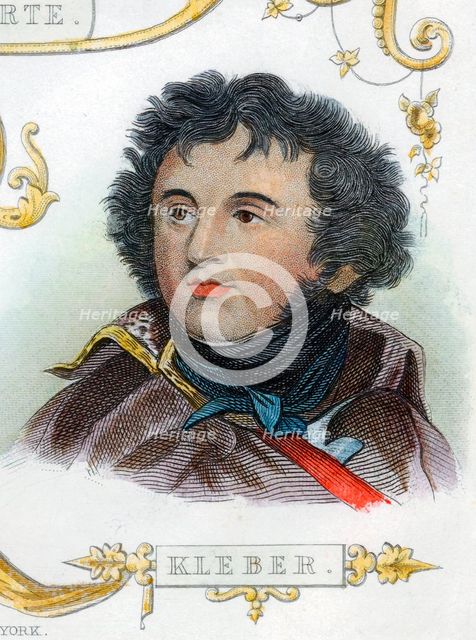 Jean Baptiste Kleber, French soldier, c1830. Artist: Unknown