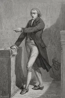 Jean-Baptiste Louvet de Couvray (1760-1797), French novelist, journalist, playwright..., 1876. Creator: Hippolyte de la Charlerie