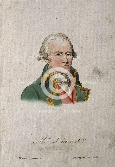 Jean-Baptiste Pierre Antoine de Monet, Chevalier de Lamarck (1744-1829), 1801.