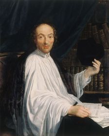 Jean-Baptiste Santeuil (1630-1697), canon of Saint-Victor, neo-Latin poet, c1665 — 1675. Creator: Toussain Dumee