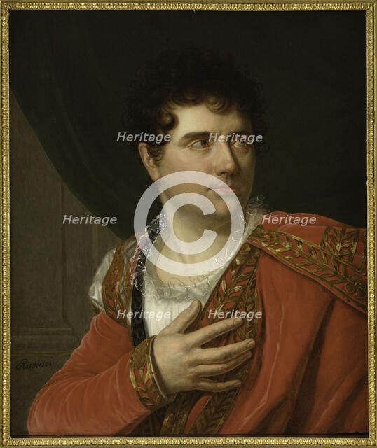 Jean-Baptiste-Sauveur Gavaudan (1772-1840), singer, c1799. Creator: Henri-Francois Riesener.