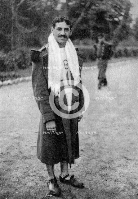 Jean Bouin, French soldier and athlete, 1912. Artist: Unknown