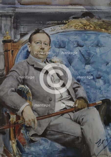 Jean Burnay, 1884. Creator: Anders Leonard Zorn.