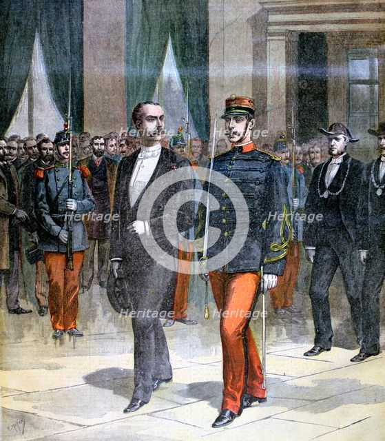 Jean Casimir-Perier, president of the chamber of deputies, 1893. Artist: Henri Meyer