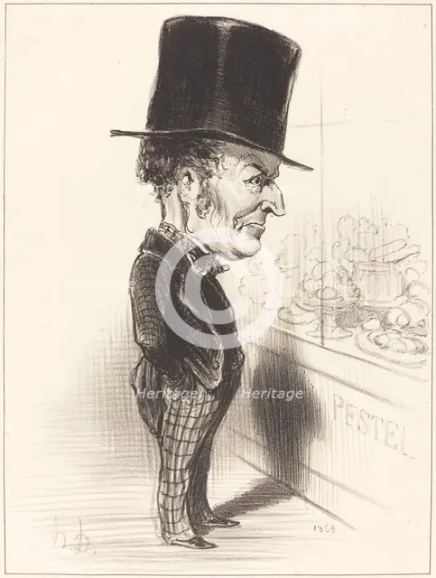 Jean Charles Besnard, 1849. Creator: Honore Daumier.