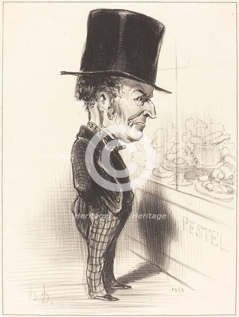 Jean Charles Besnard, 1849. Creator: Honore Daumier.